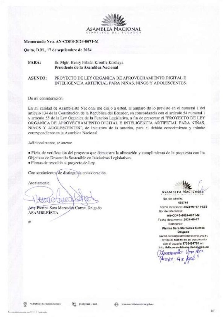 Proyecto de ley IA Aprovechamiento